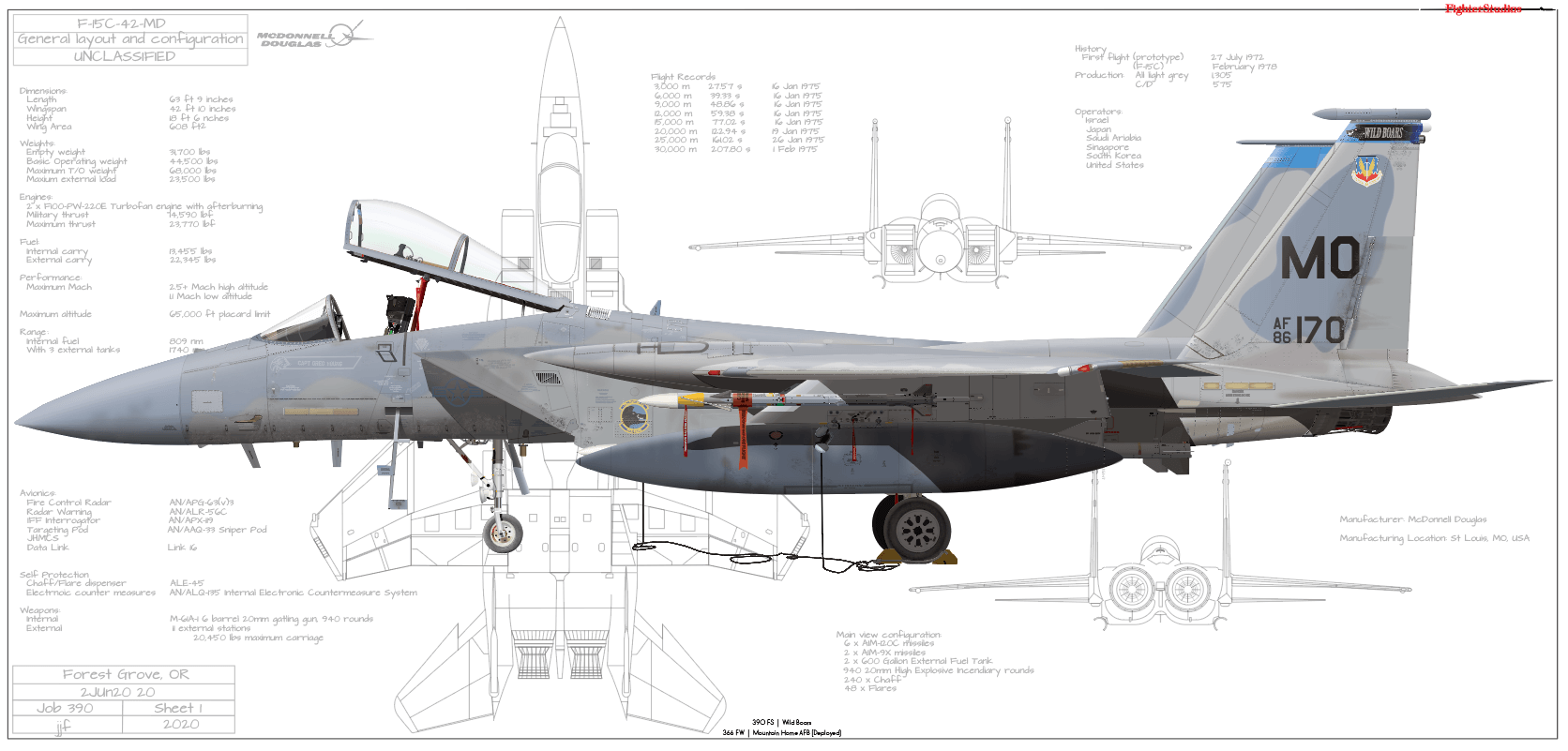 F-15C Eagle, 390 FS 